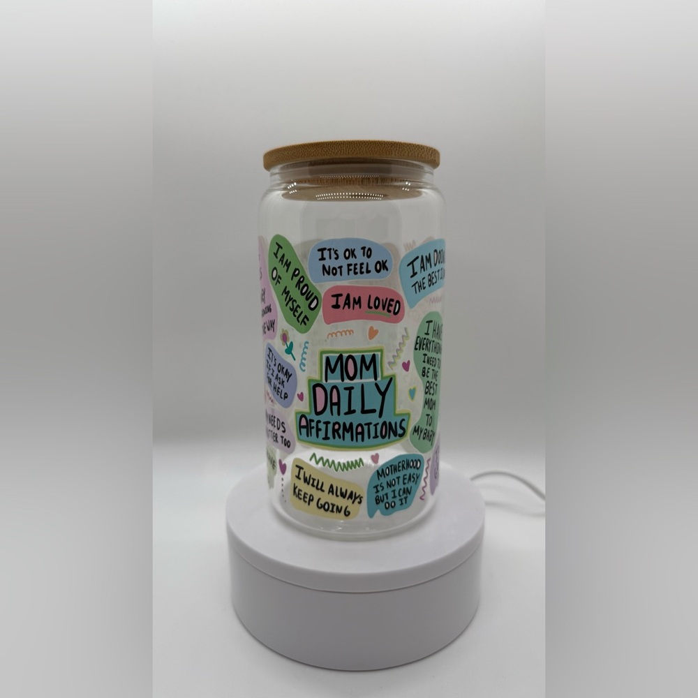 Mom Daily Affirmations Cup, Mom Cup, Gift for Mom, Gift for Mother’s Day